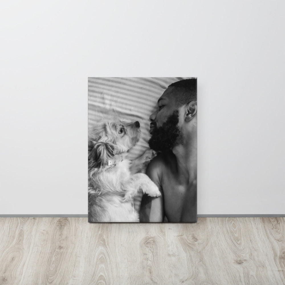 Man's Best Friend Canvas Print