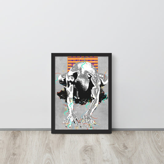 The Warm-up Framed Pop poster