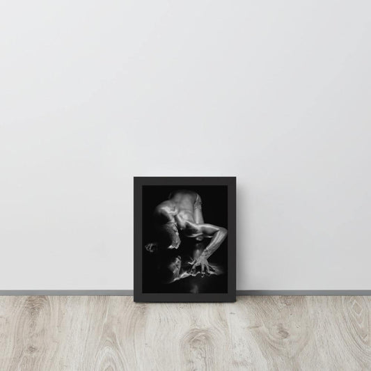 Introspection Black Framed poster - Innovign Art