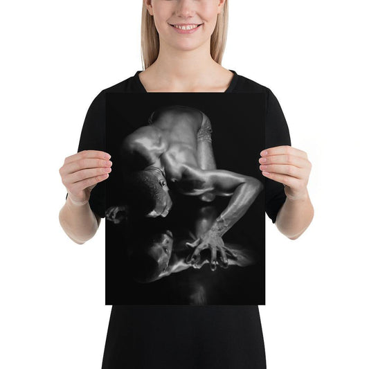 Introspection Black Poster - Innovign Art