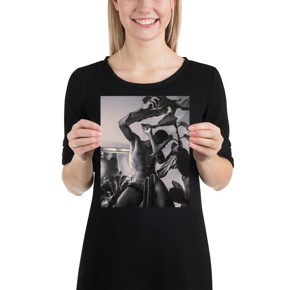 The Fiddler (Black & White) Poster - Innovign Art
