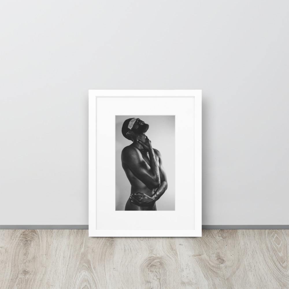 The Saint Matte Paper Framed Poster With Mat - Innovign Art