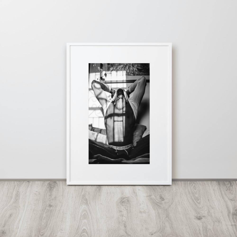 Morning Sunshine Matte Paper Framed Poster With Mat - Innovign Art