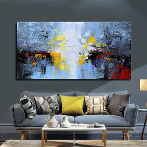 Tranquil Switch Series - Abstract Landscape Oil Painting On Canvas