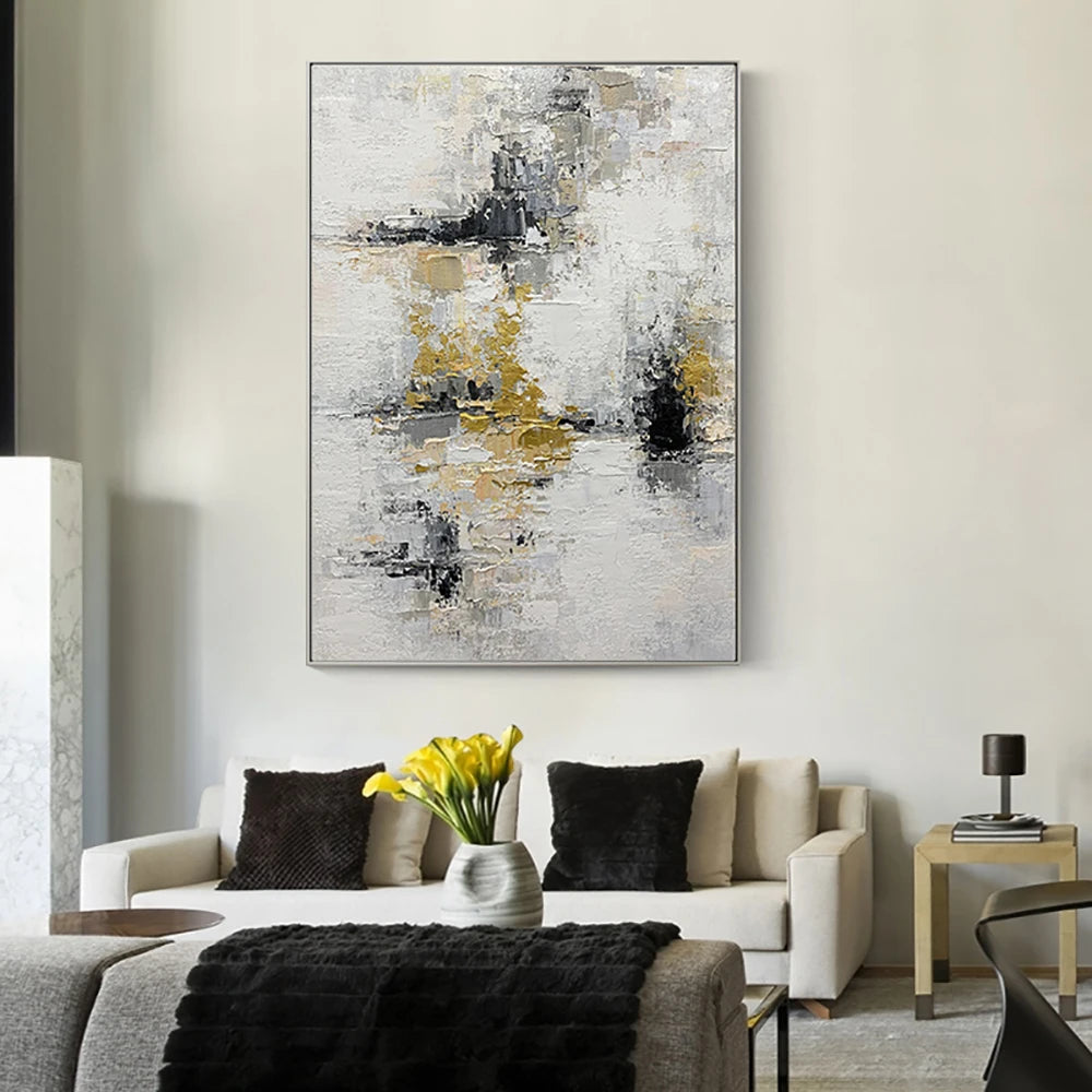 The Meditation of Melancholy - Abstract Oil Painting on Canvas - One of a Kind