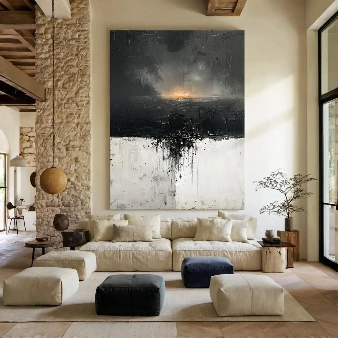 Echoes Beneath Color series - Abstract Oil Painting on Canvas