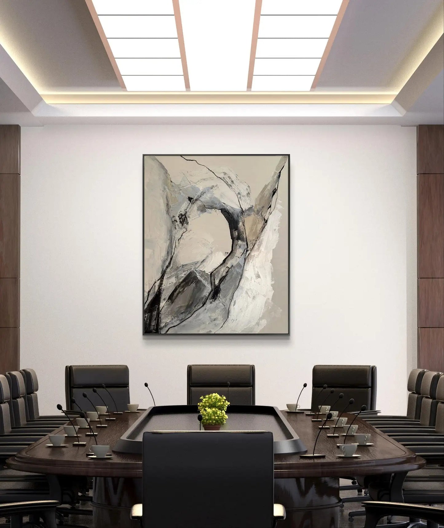 The Shape of Noise Series - Abstract Oil Painting on Canvas