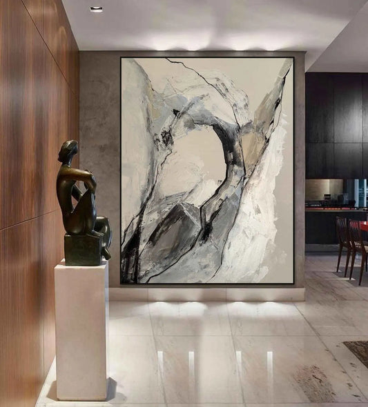 The Shape of Noise Series - Abstract Oil Painting on Canvas