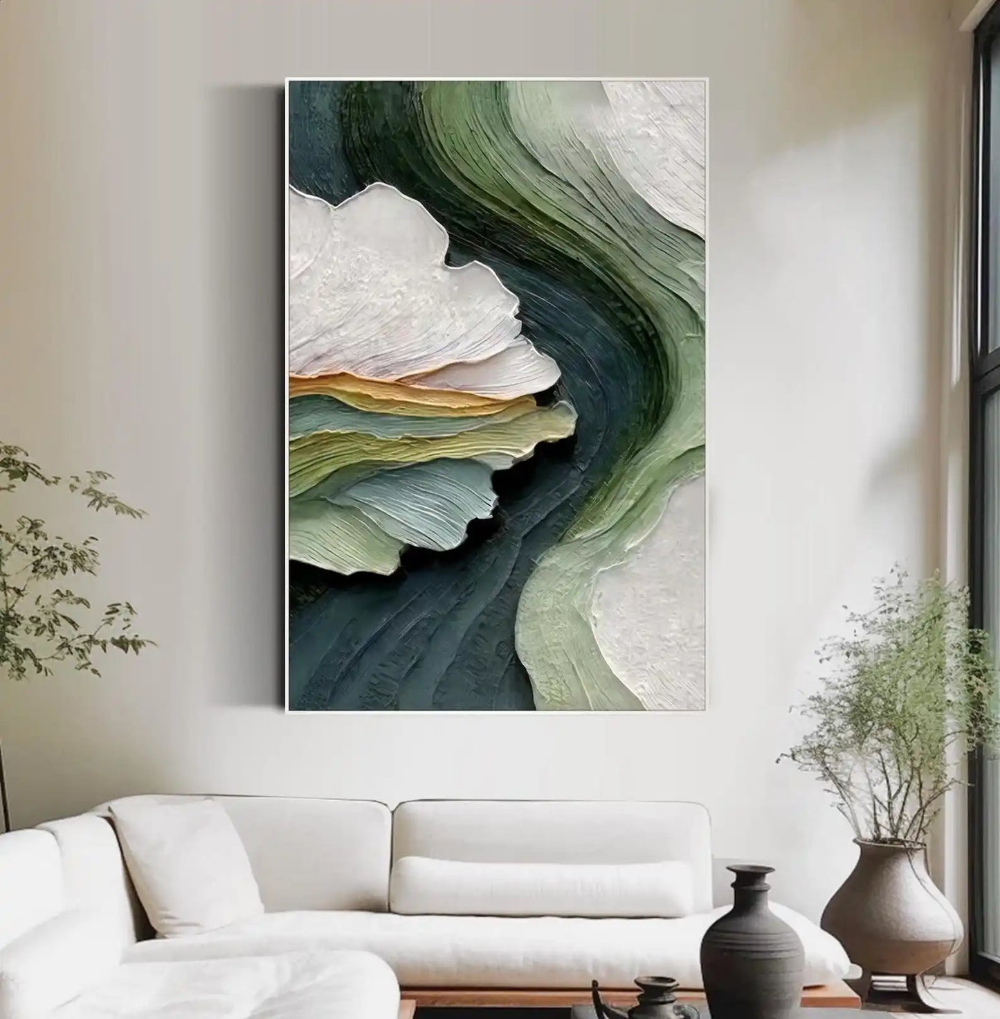 The Shape of Noise Series - Abstract Oil Painting on Canvas