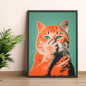 Orange Cuteness  - Canvas Print