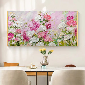 Summer Blossoms - Abstract Oil Painting On Canvas