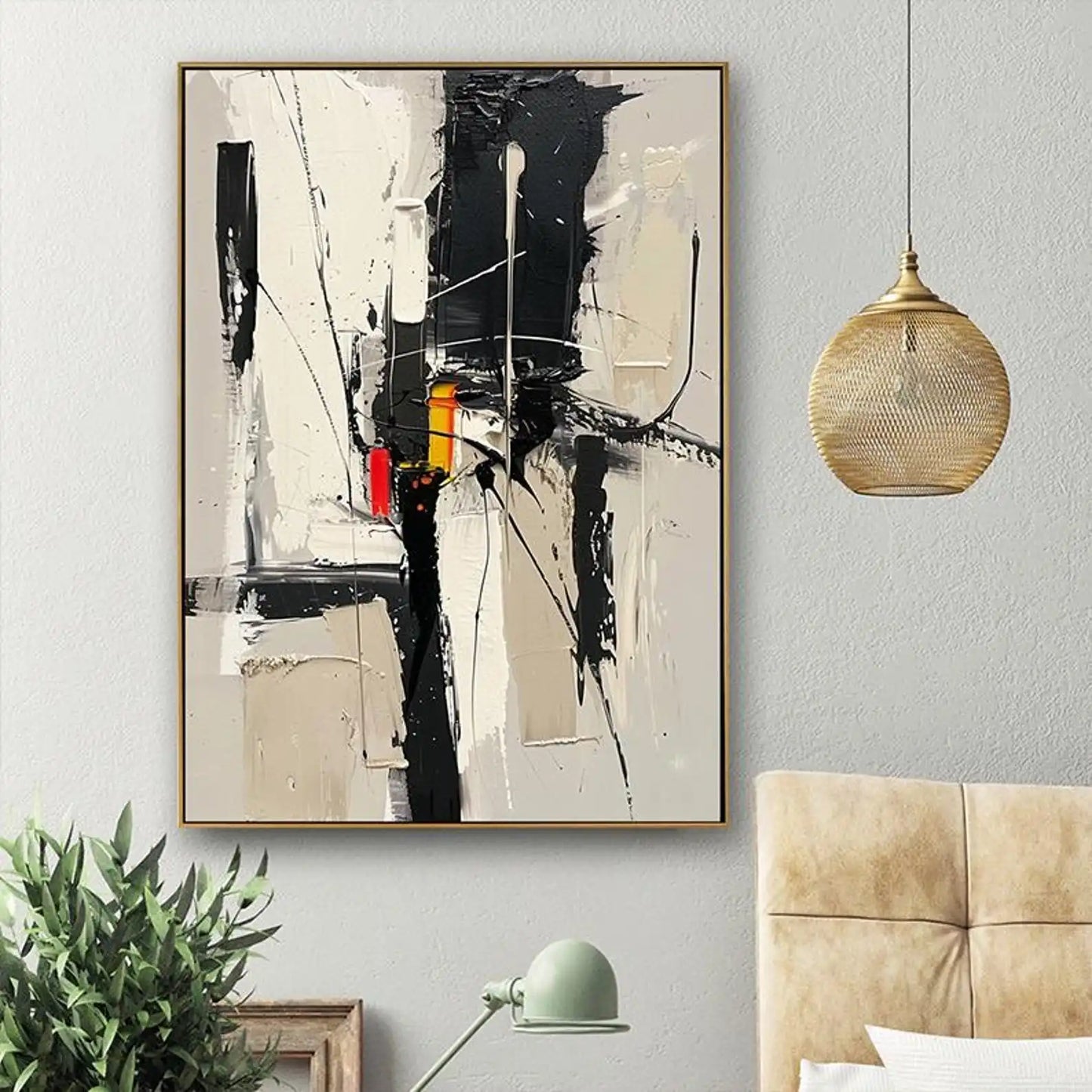 The Shape of Noise Series - Abstract Oil Painting on Canvas