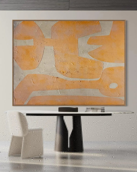 Fragments of Silence Series - Abstract Oil Painting on Canvas