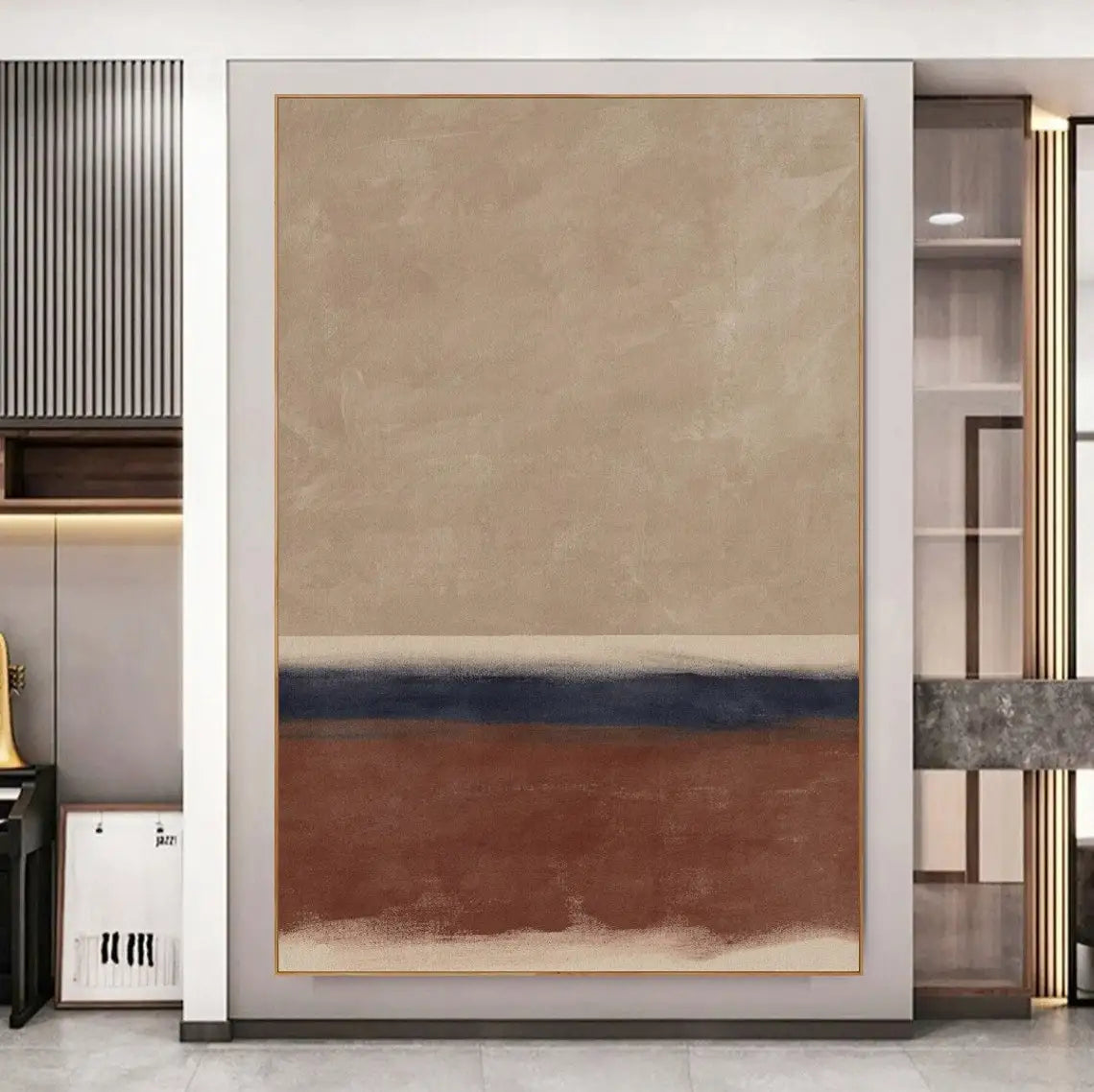 Fragments of Silence Series - Abstract Oil Painting on Canvas
