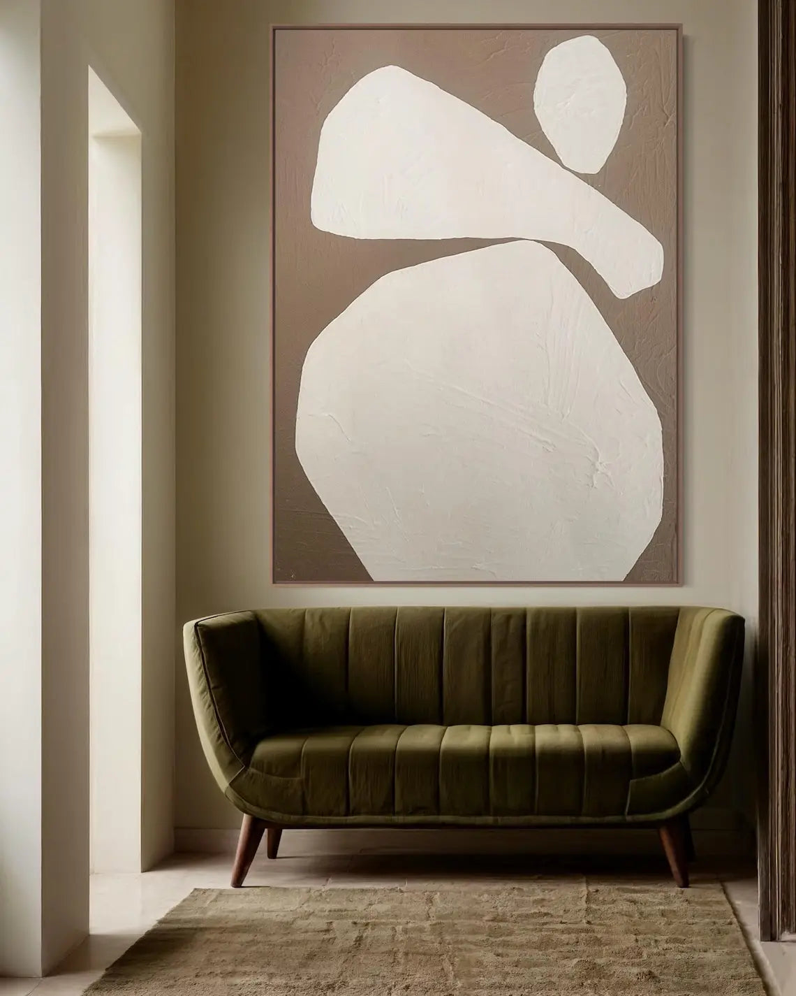 Fragments of Silence Series - Abstract Oil Painting on Canvas