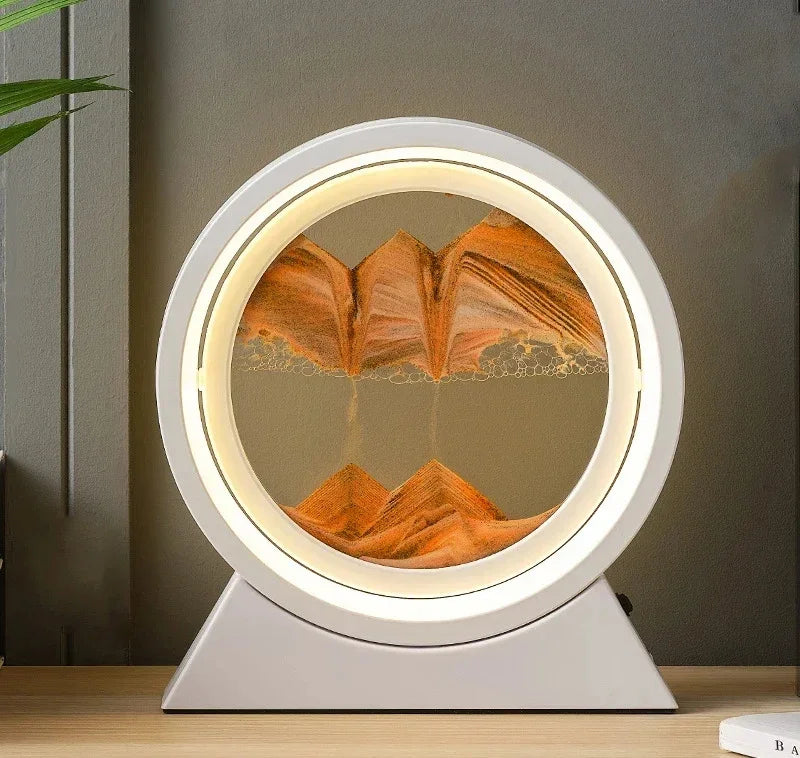 The Eclipse Lumina – Integrated Kinetic Sand Art & Mood Lamp