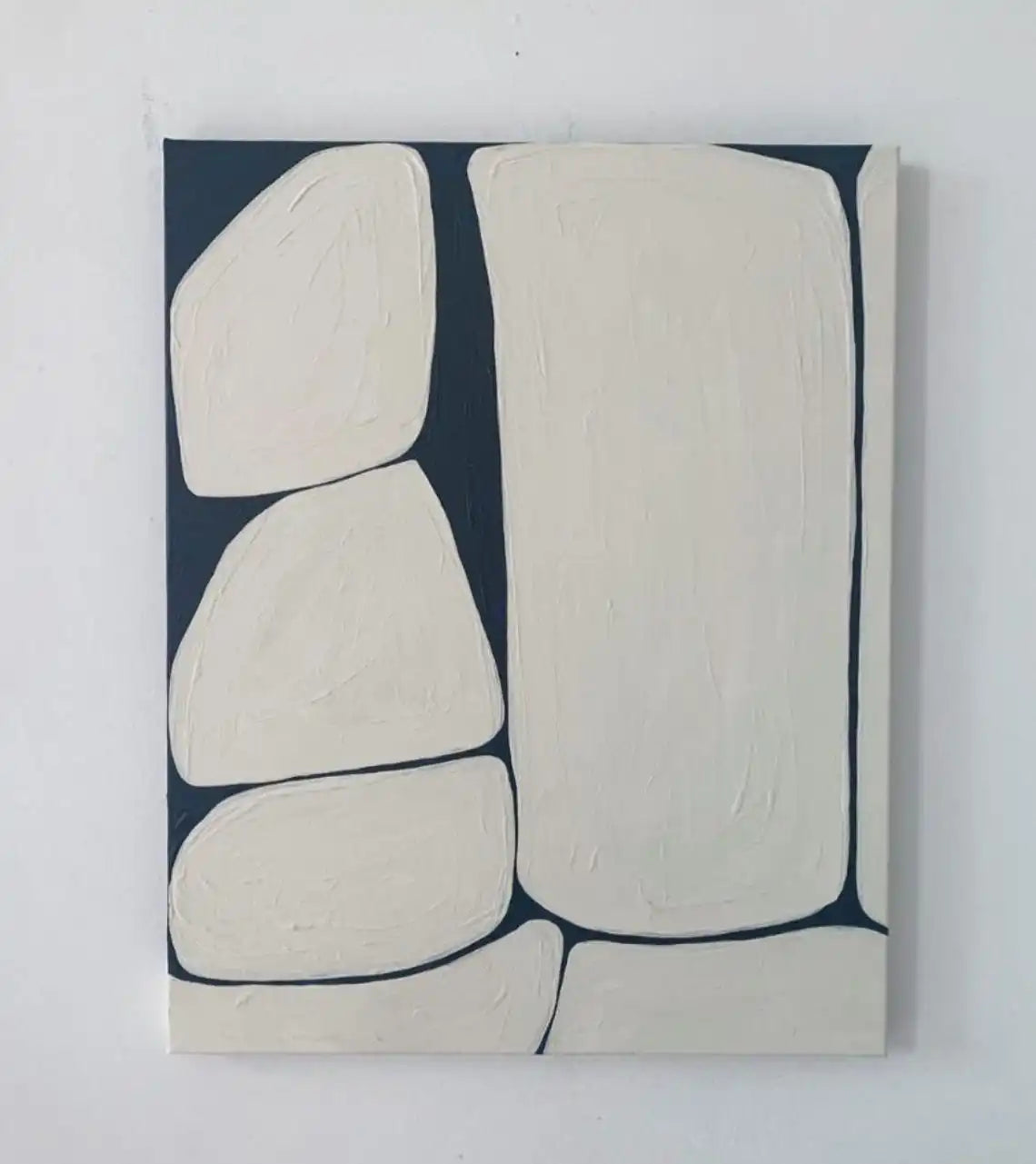 Fragments of Silence Series - Abstract Oil Painting on Canvas