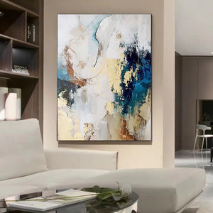 A Dramatic Point - Abstract Oil Painting on Canvas - One of a Kind