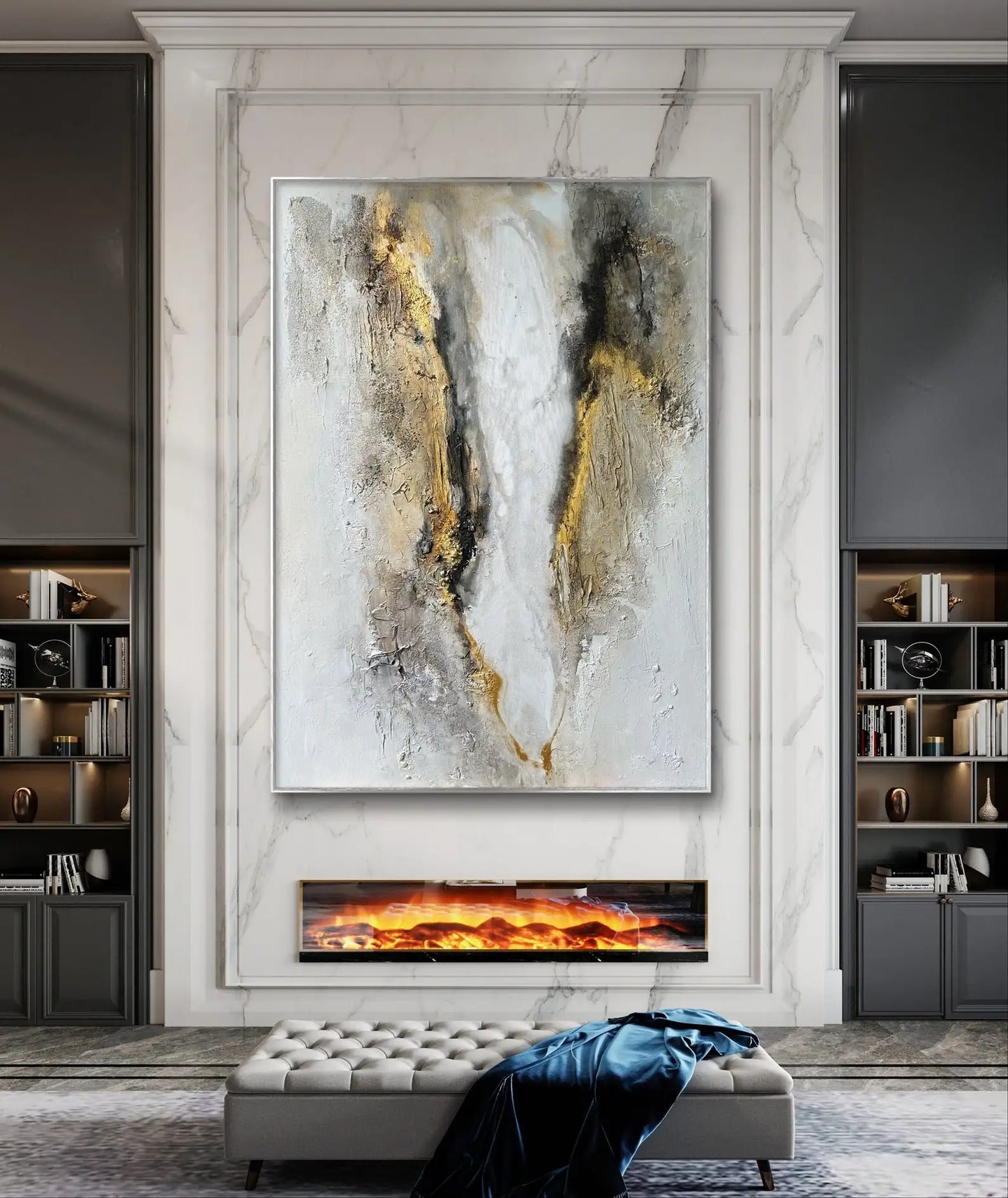 The Shape of Noise Series - Abstract Oil Painting on Canvas