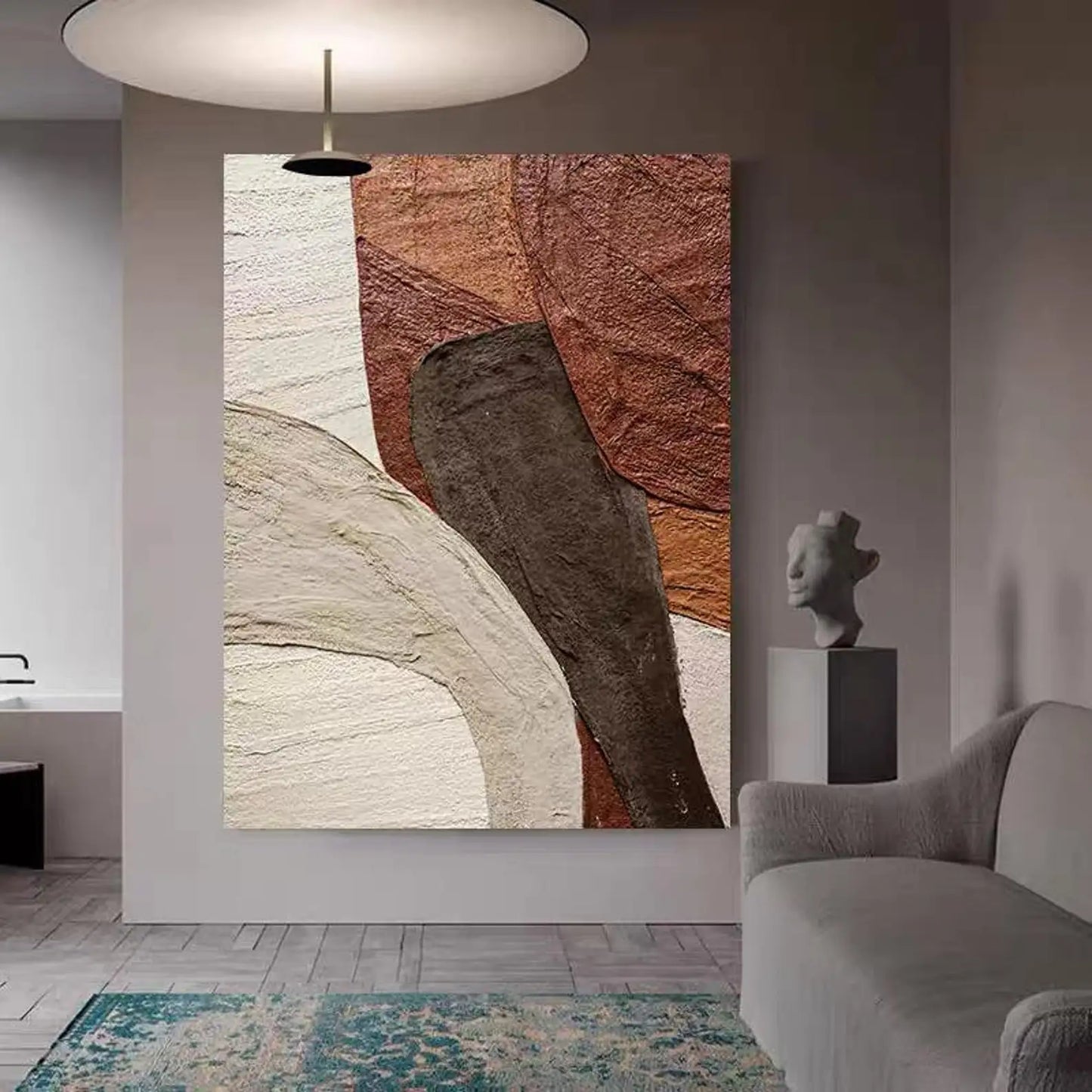 Ashes Into Color Series - Abstract Oil Painting on Canvas