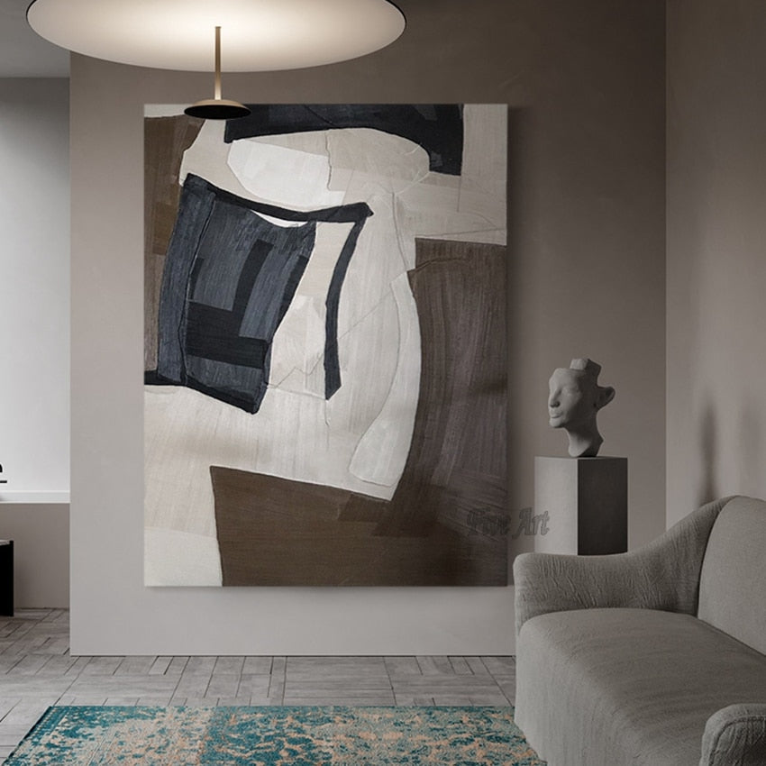 Abstract Seaside Hand-painted Oil Paintings On Canvas