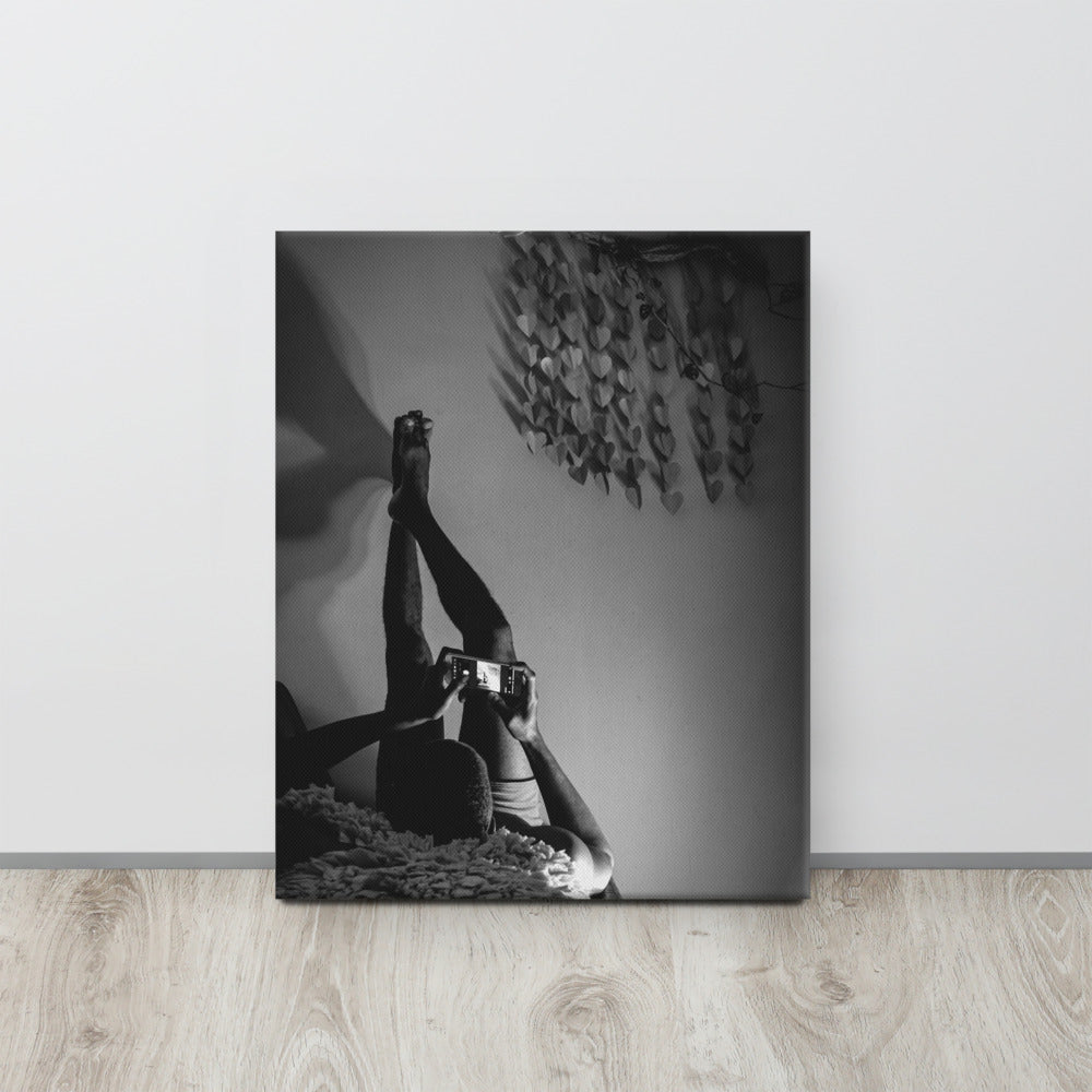 The Social Man Canvas Print
