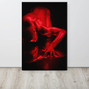 Introspection Red Canvas Print - Innovign Art