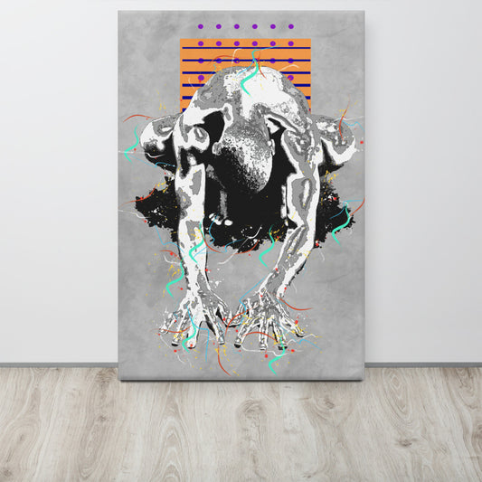 The Warm-up Pop Canvas Print
