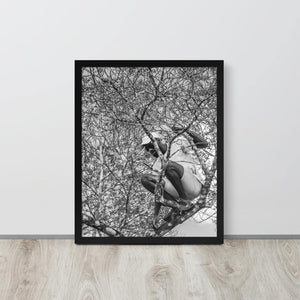 The Climber Framed poster - Innovign Art