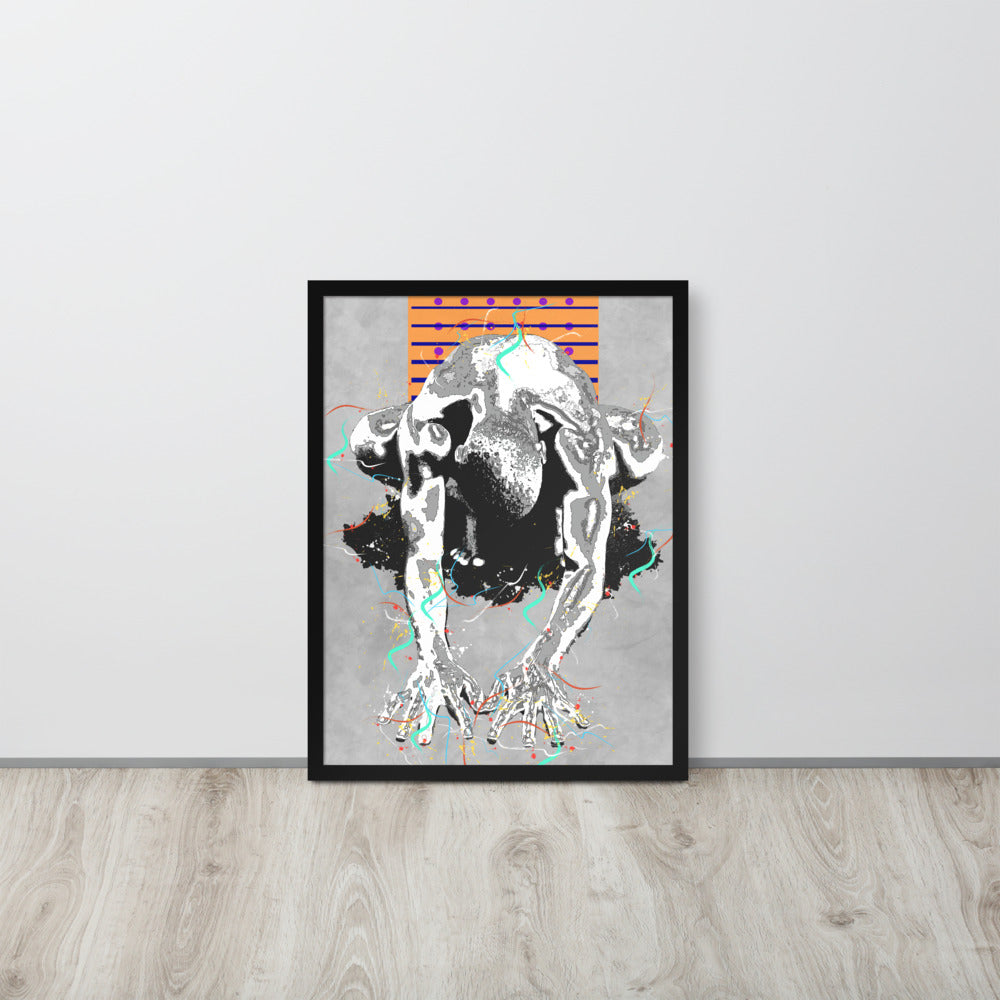 The Warm-up Framed Pop poster