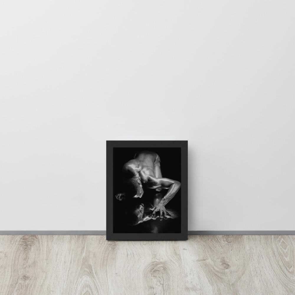 Introspection Black Framed poster - Innovign Art