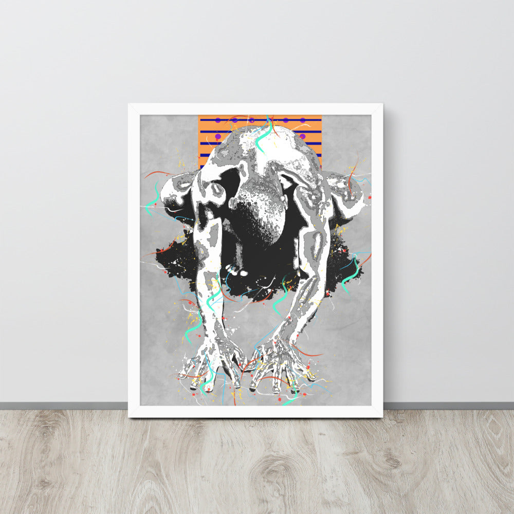 The Warm-up Framed Pop poster