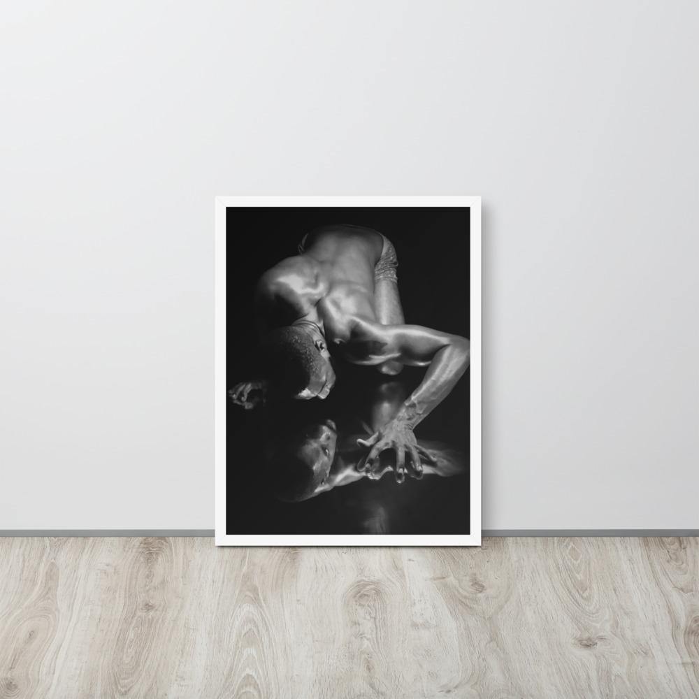 Introspection Black Framed poster - Innovign Art