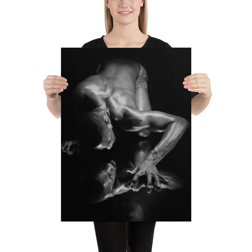 Introspection Black Poster - Innovign Art