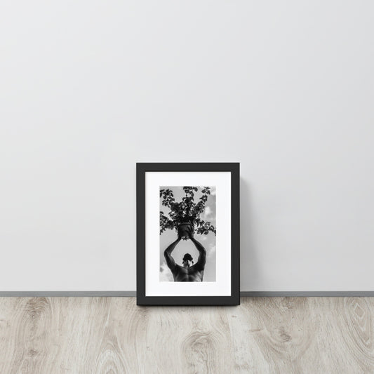 The Offering Matte Paper Framed Poster With Mat