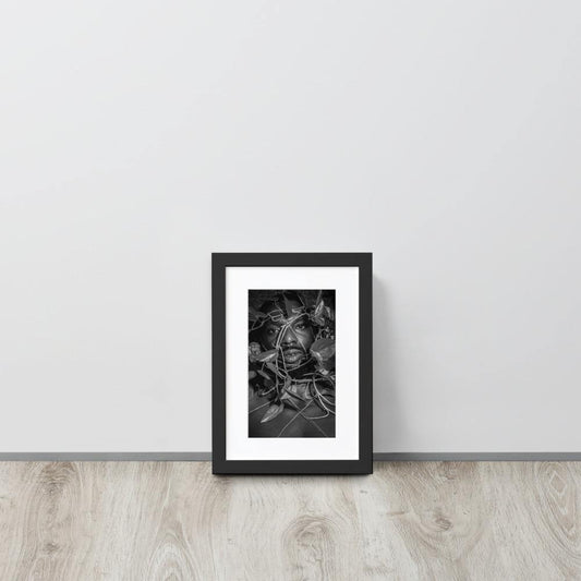 Consumed Matte Paper Framed Poster With Mat - Innovign Art