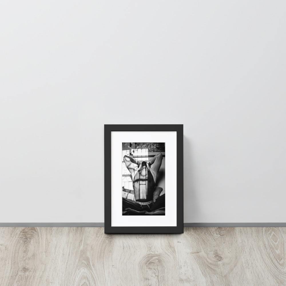 Morning Sunshine Matte Paper Framed Poster With Mat - Innovign Art