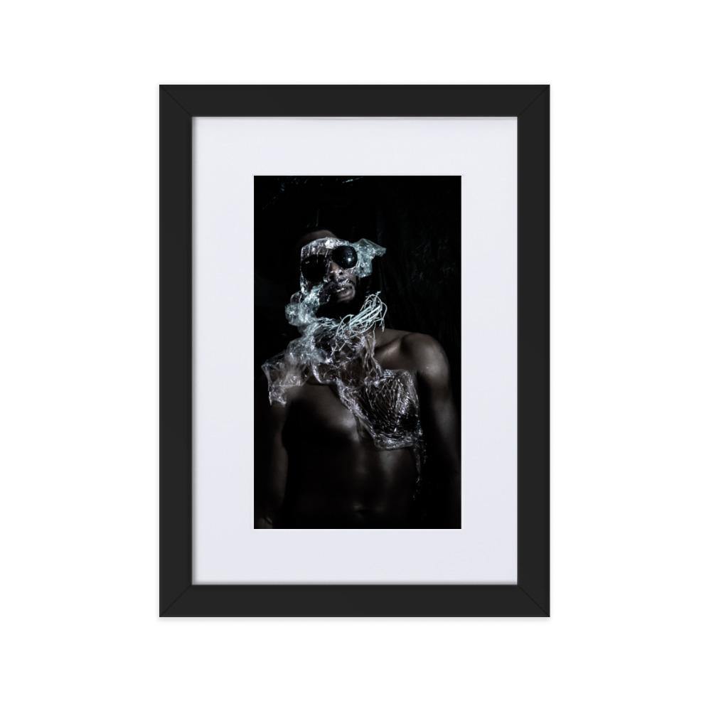 Derelict Matte Paper Framed Poster With Mat - Innovign Art