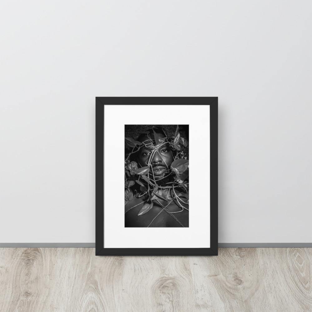 Consumed Matte Paper Framed Poster With Mat - Innovign Art