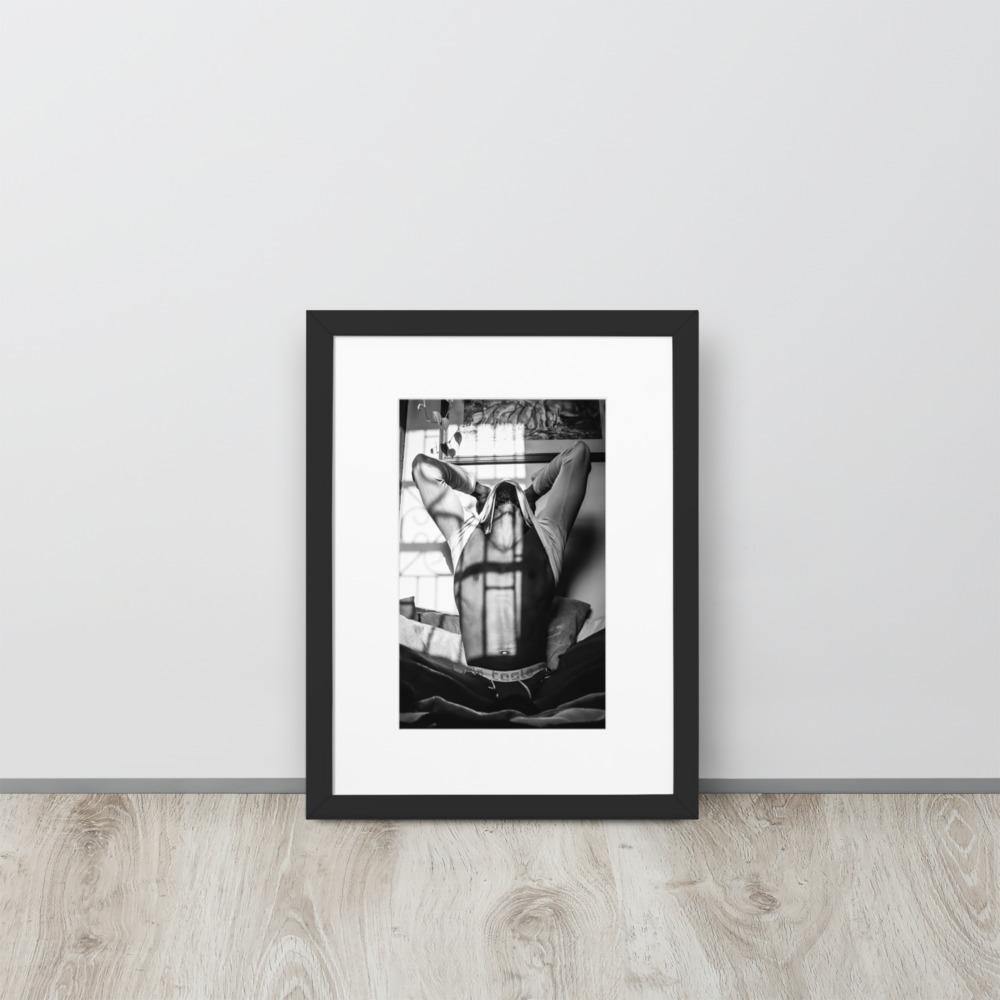 Morning Sunshine Matte Paper Framed Poster With Mat - Innovign Art