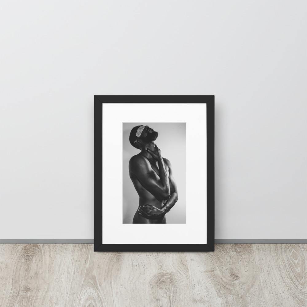 The Saint Matte Paper Framed Poster With Mat - Innovign Art