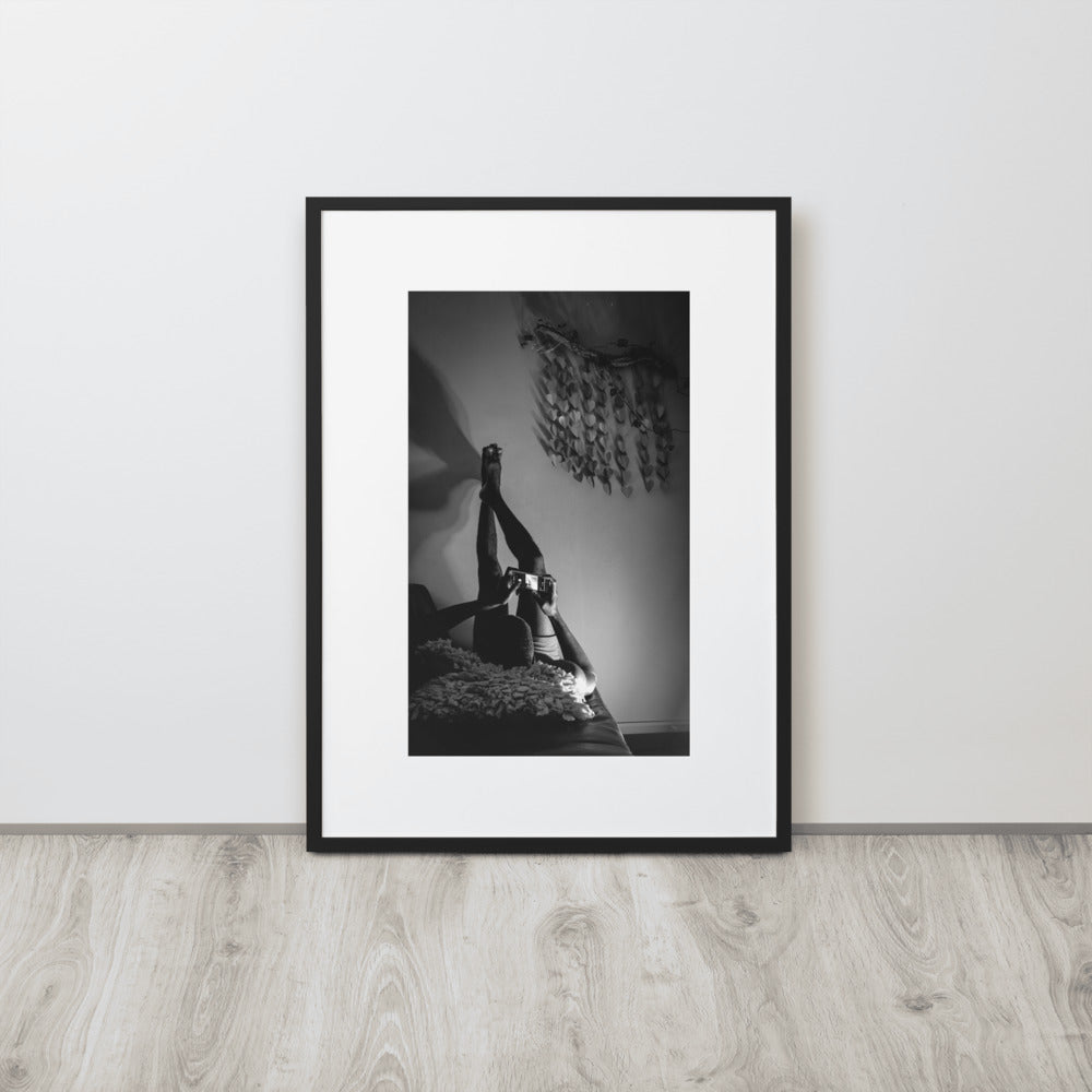 The Social Man Matte Paper Framed Poster With Mat