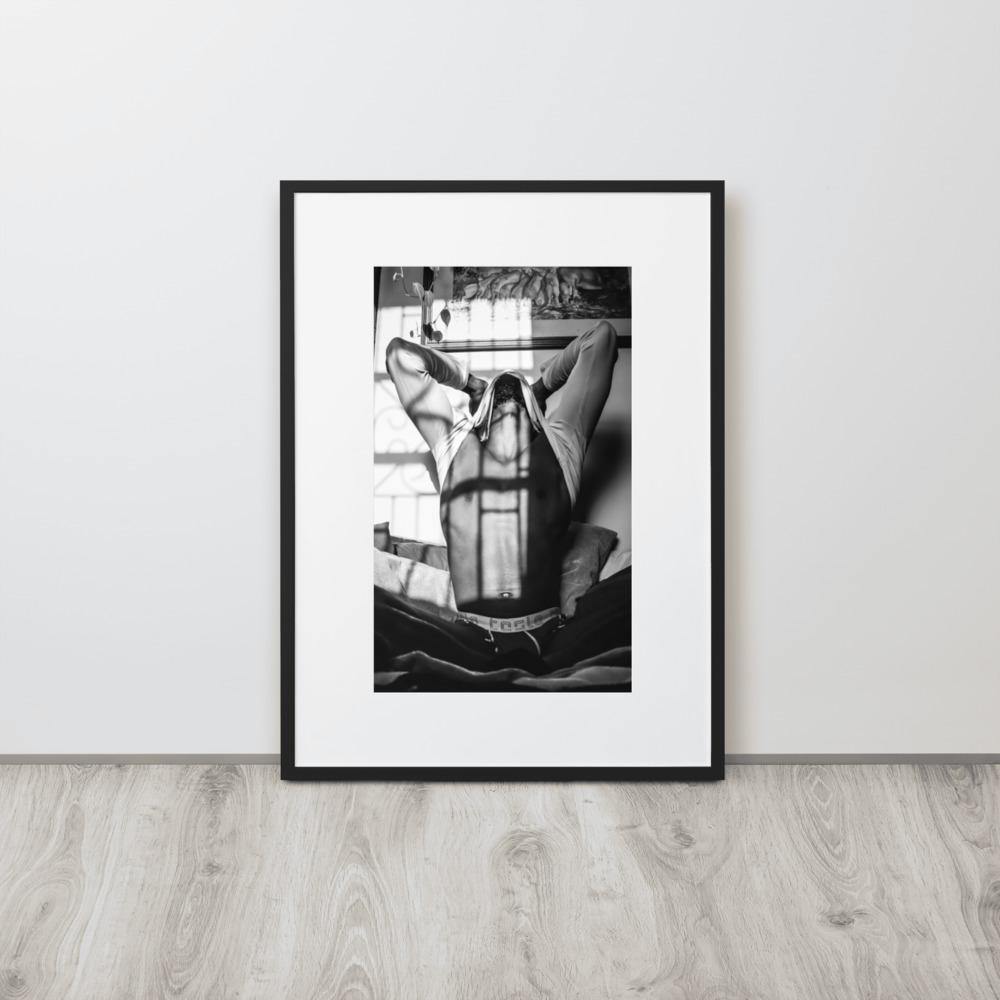 Morning Sunshine Matte Paper Framed Poster With Mat - Innovign Art