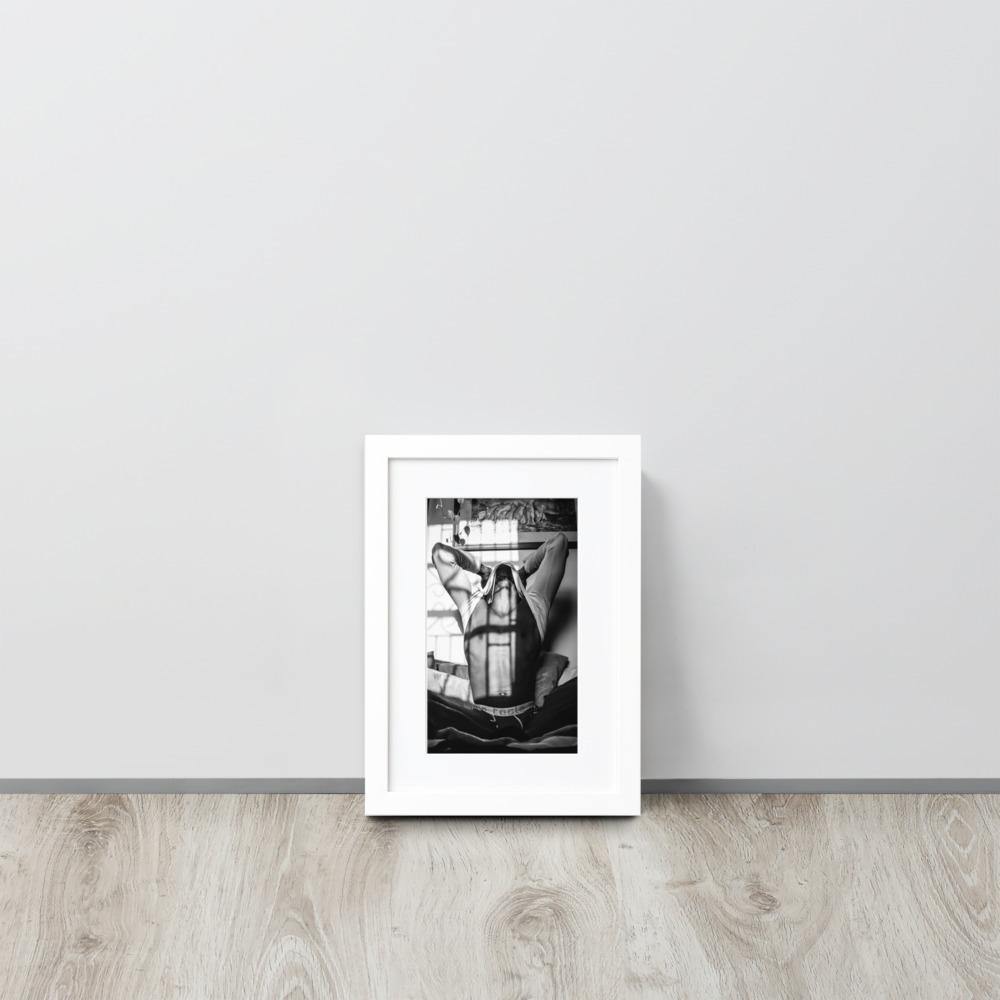 Morning Sunshine Matte Paper Framed Poster With Mat - Innovign Art