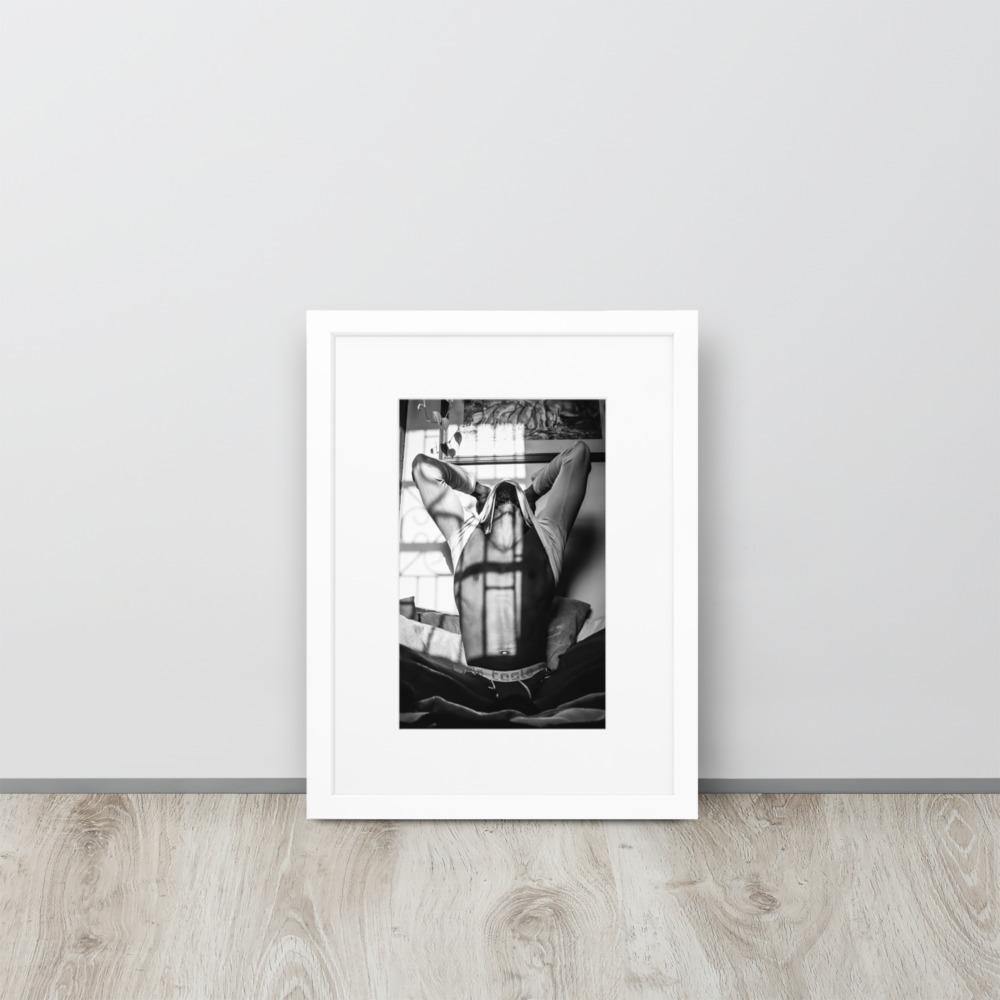 Morning Sunshine Matte Paper Framed Poster With Mat - Innovign Art