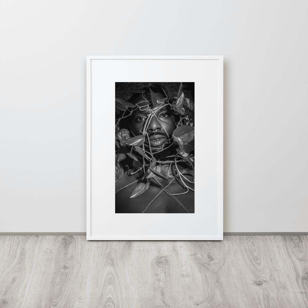 Consumed Matte Paper Framed Poster With Mat - Innovign Art