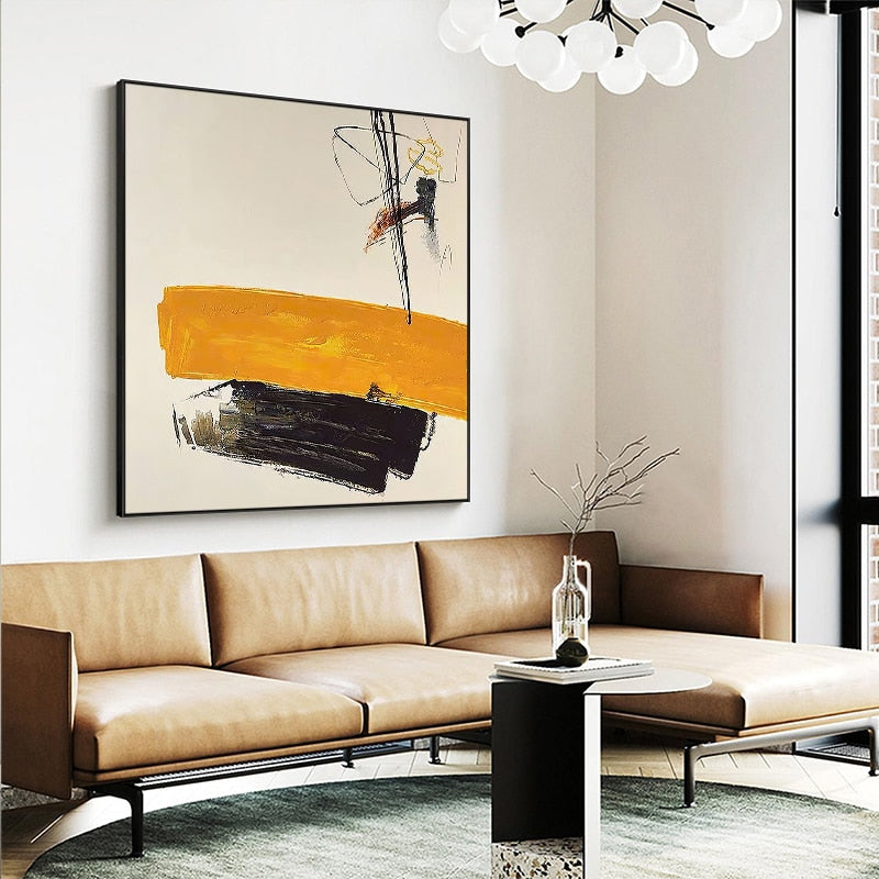 Pure Hand-painted Abstract Modern Oil Painting