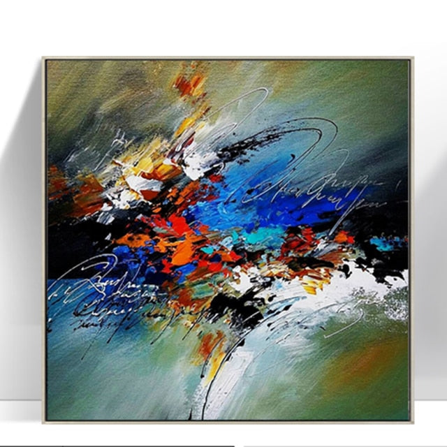 Disguised Defeat Series - Abstract Oil Painting on Canvas