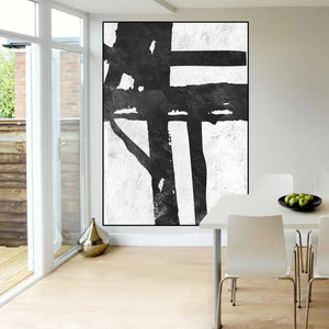 Large Abstract Oil Painting On Canvas