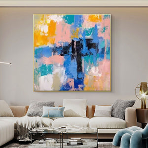 Hand-Painted Oil Painting On Canvas - Abstract | Innovign Art Shop